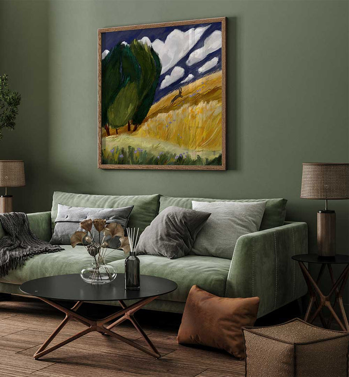 DARK SKY LANDSCAPE ARTWORK , LANDSCAPE PAINTINGS