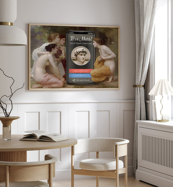 Elevate your decor with DAVID MATCH BY DIKHOTOMY, ALTERED ART PRINTS featuring a unique, creative design.