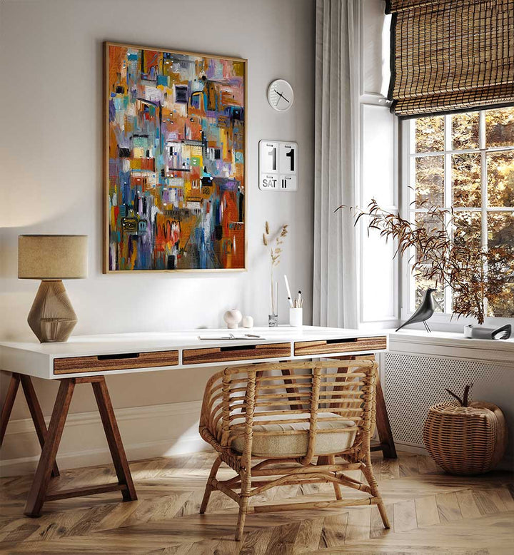 DAY AT THE MUSEUM , MODERN IMPRESSIONISM PAINTINGS