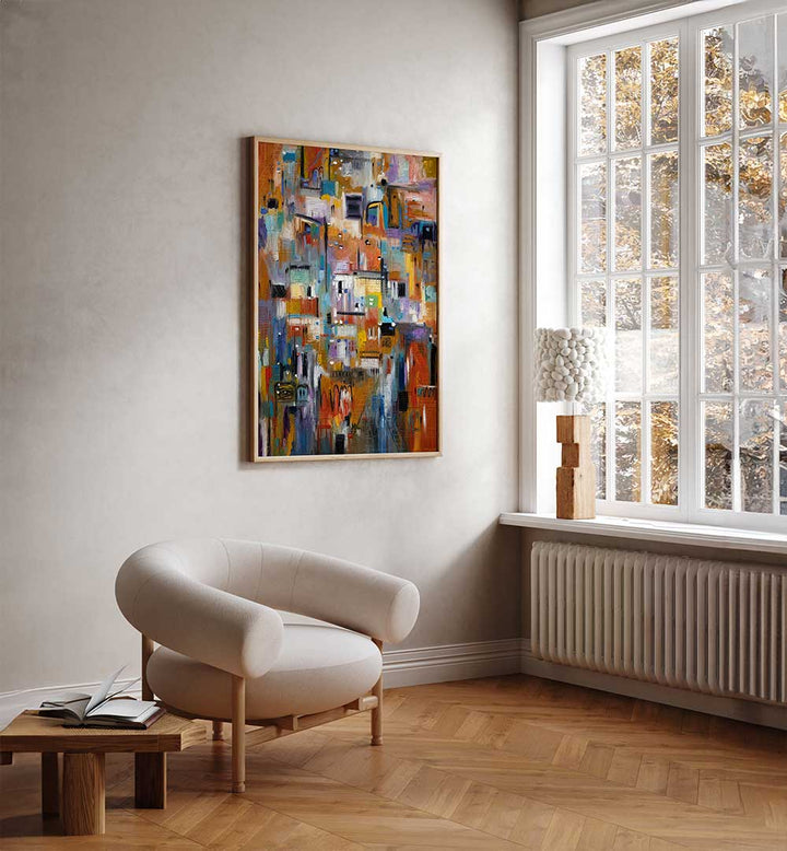 DAY AT THE MUSEUM , MODERN IMPRESSIONISM PAINTINGS