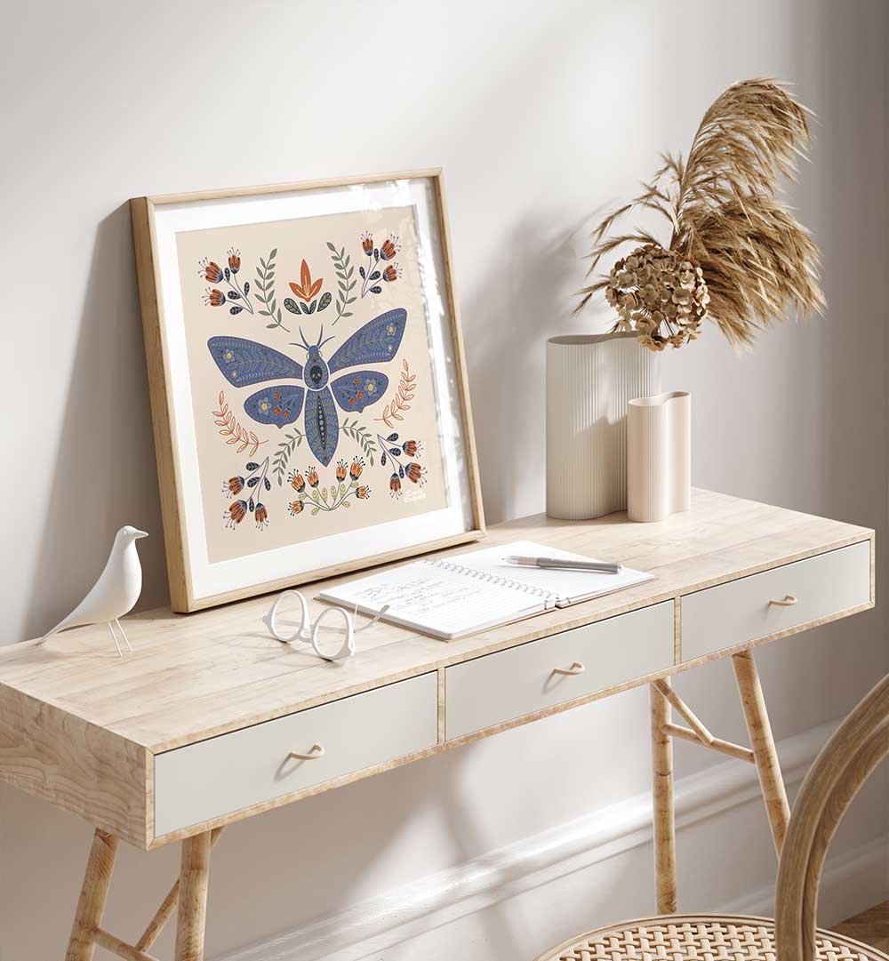 DEATH HEAD MOTH , KIDS ROOM PAINTINGS