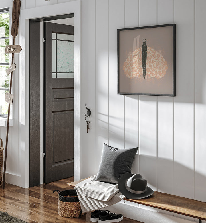 DECORATIVE MOTH ART , KIDS ROOM PAINTINGS