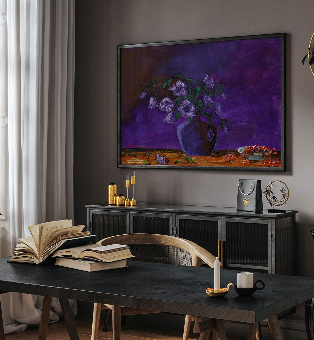 DEEP PURPLE STILL LIFE