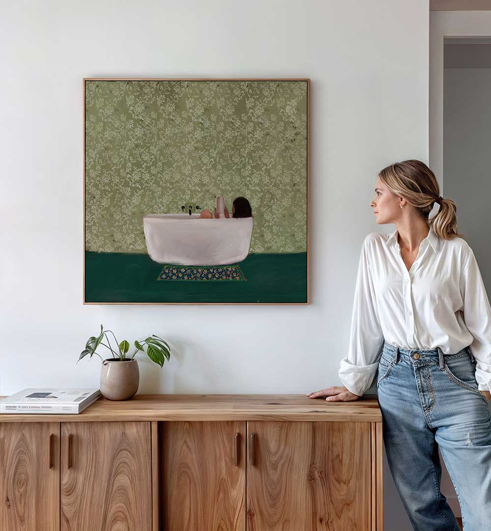 DEEP SOAK , PORTRAITS & FIGURATIVE ILLUSTRATIONS