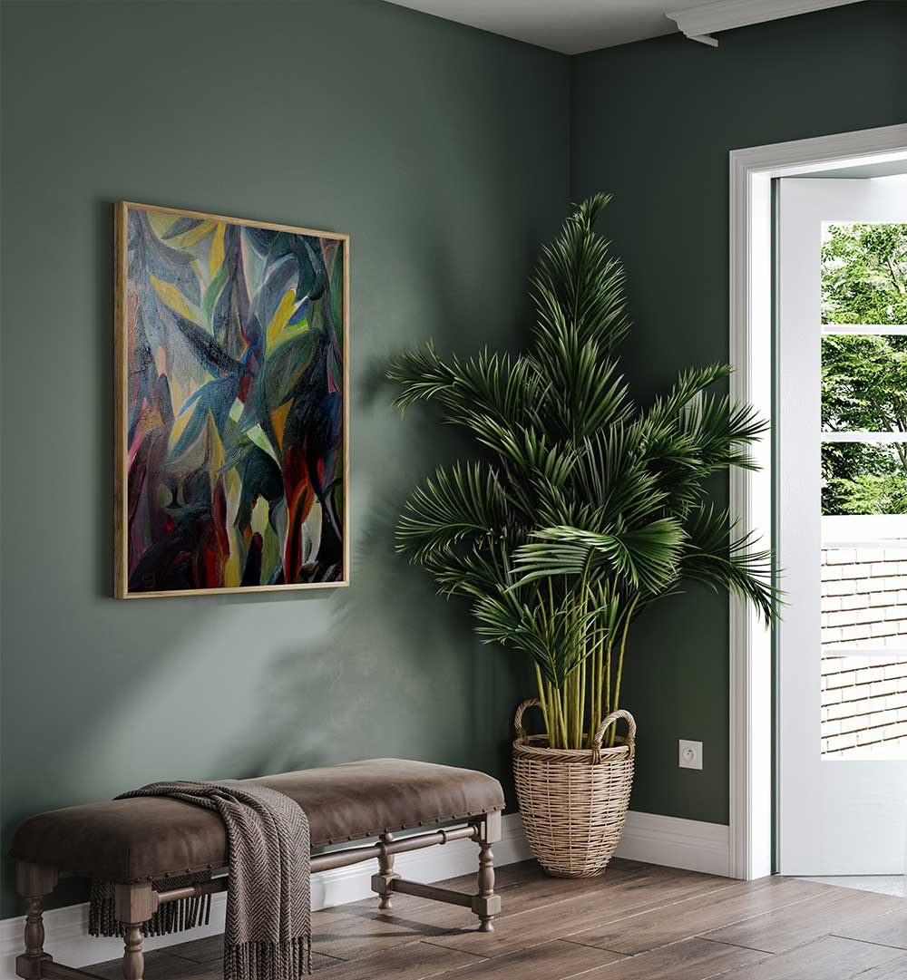 DEEP WOODS , ABSTRACT PAINTINGS