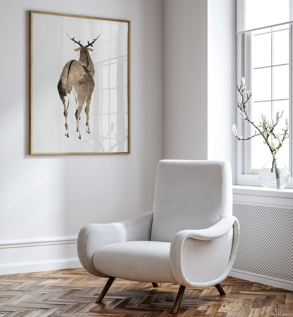DEER , VINTAGE PAINTINGS