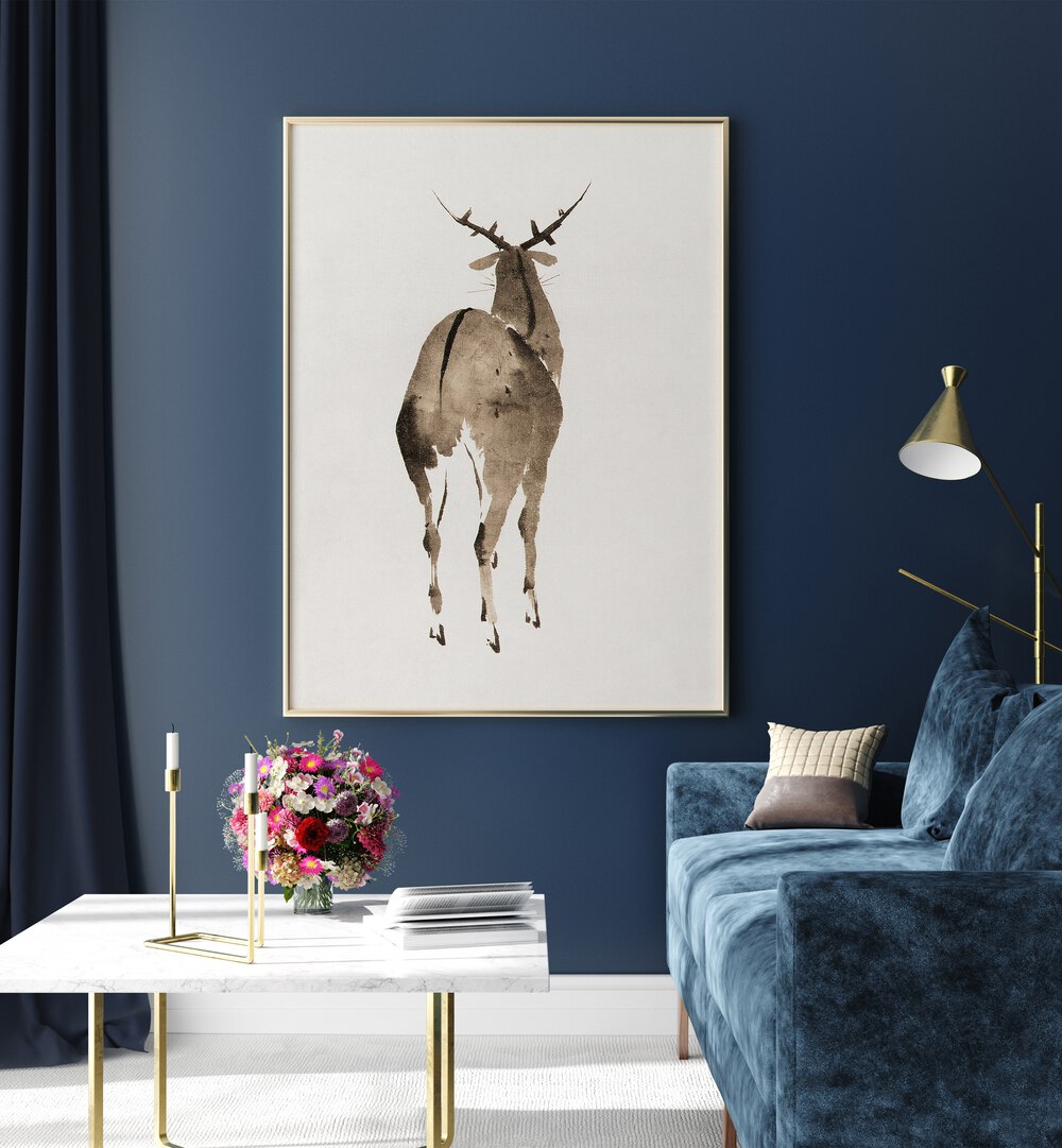 DEER , VINTAGE PAINTINGS