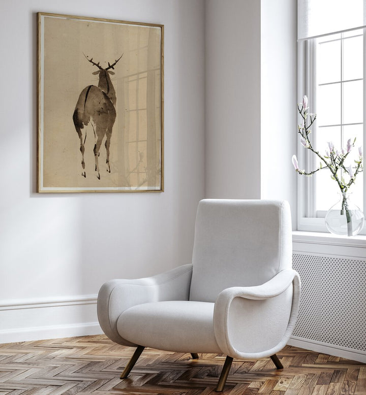 DEER ,  VINTAGE PAINTINGS
