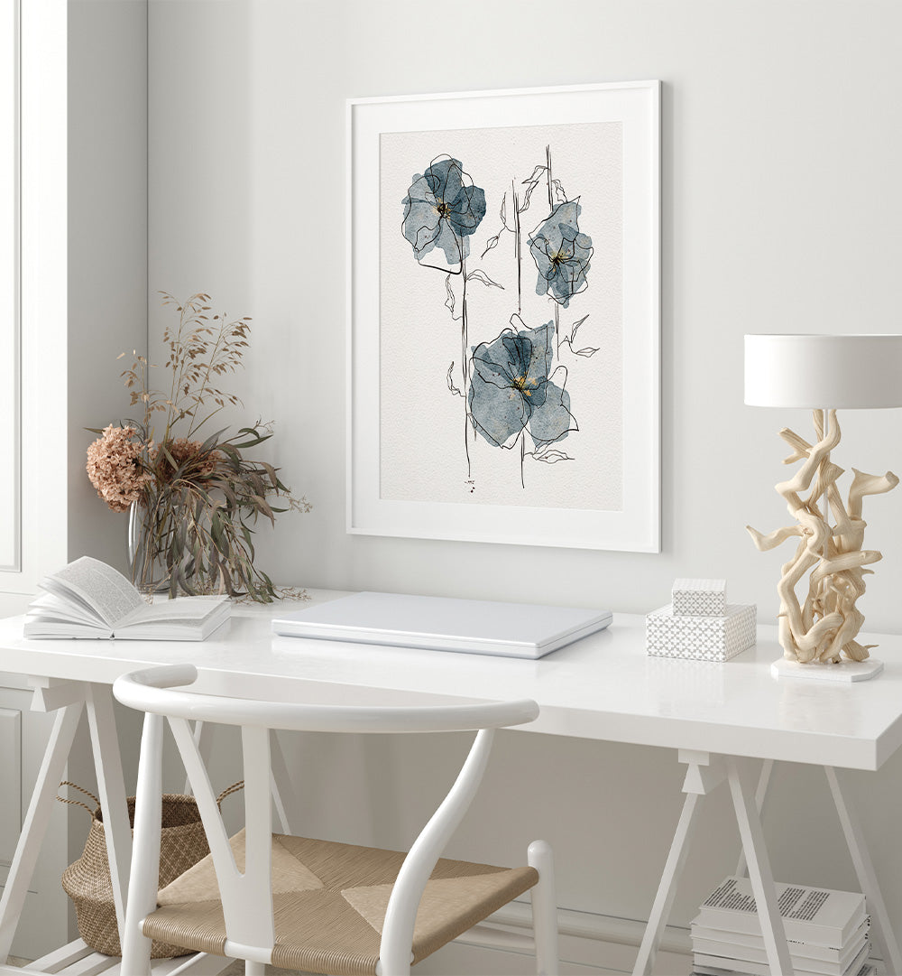 DELICATE BLUE BLOOMS