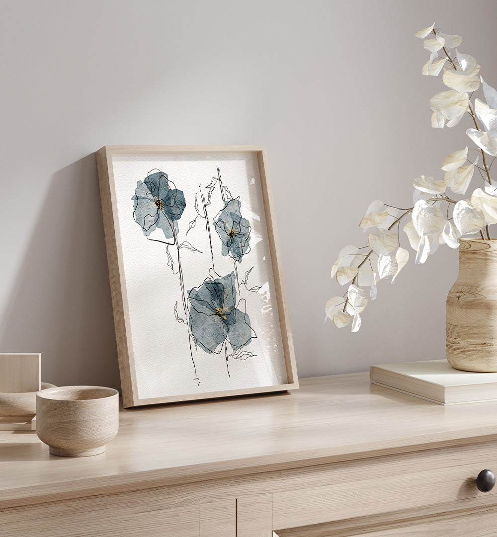 DELICATE BLUE BLOOMS