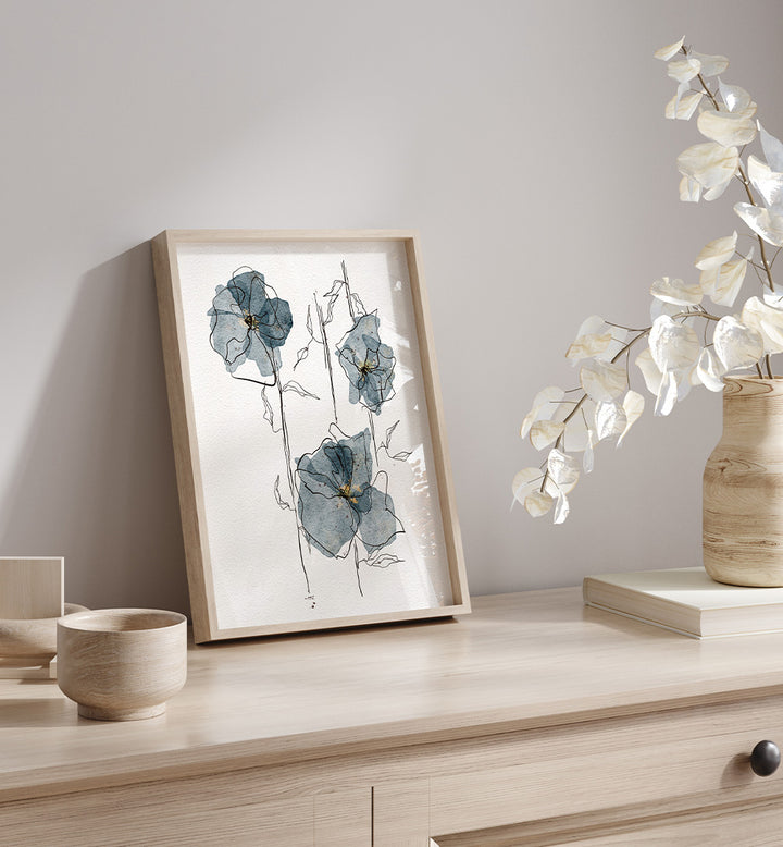 DELICATE BLUE BLOOMS