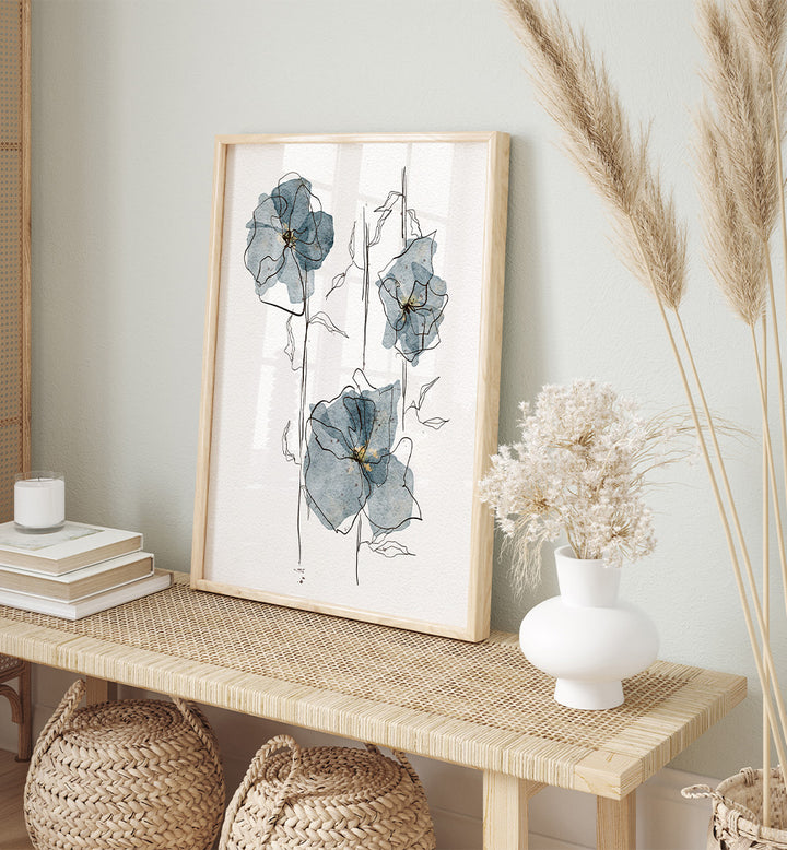 DELICATE BLUE BLOOMS