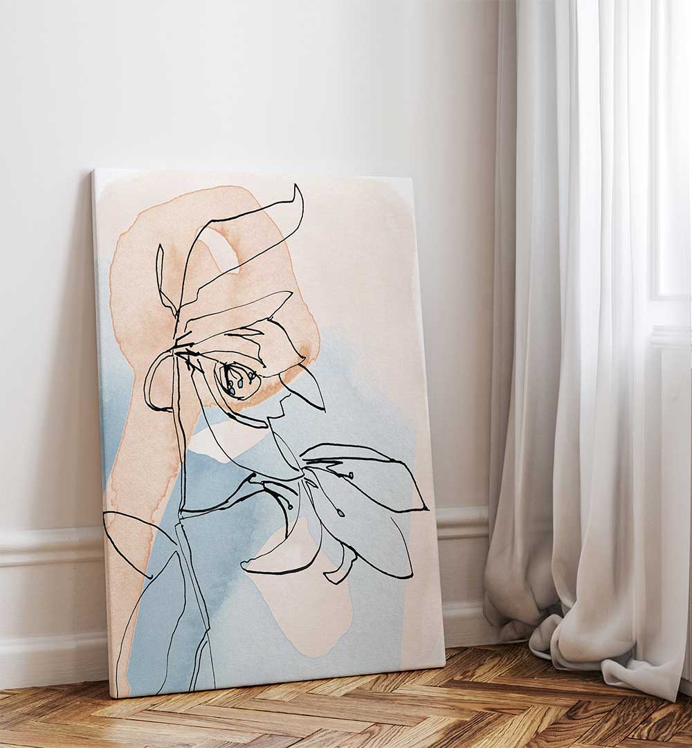 DELICATE LINE BLOOM , ORGANIC FORMS