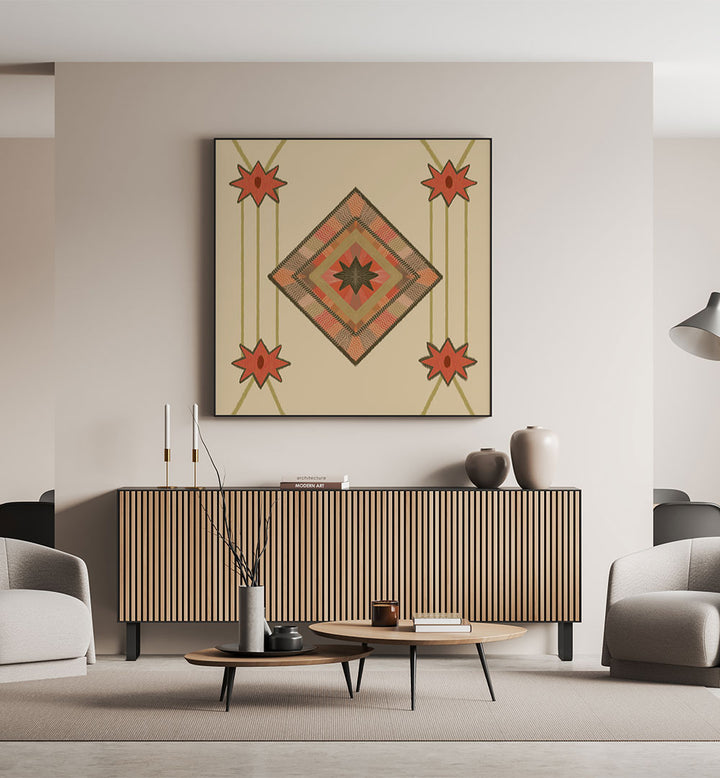 DESERT DIAMOND , PATTERN ART PRINTS