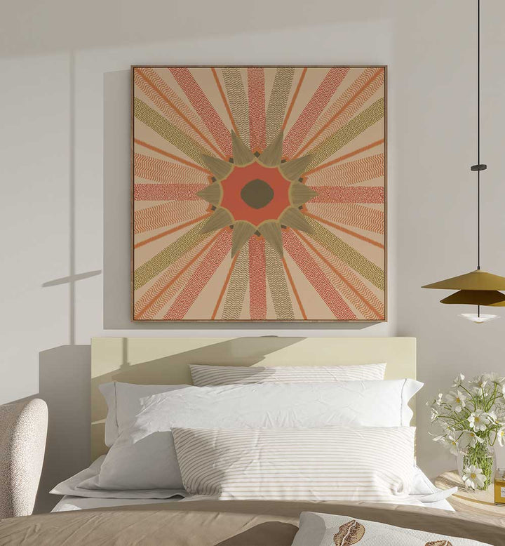 DESERT SUN , PATTERN ART PRINTS
