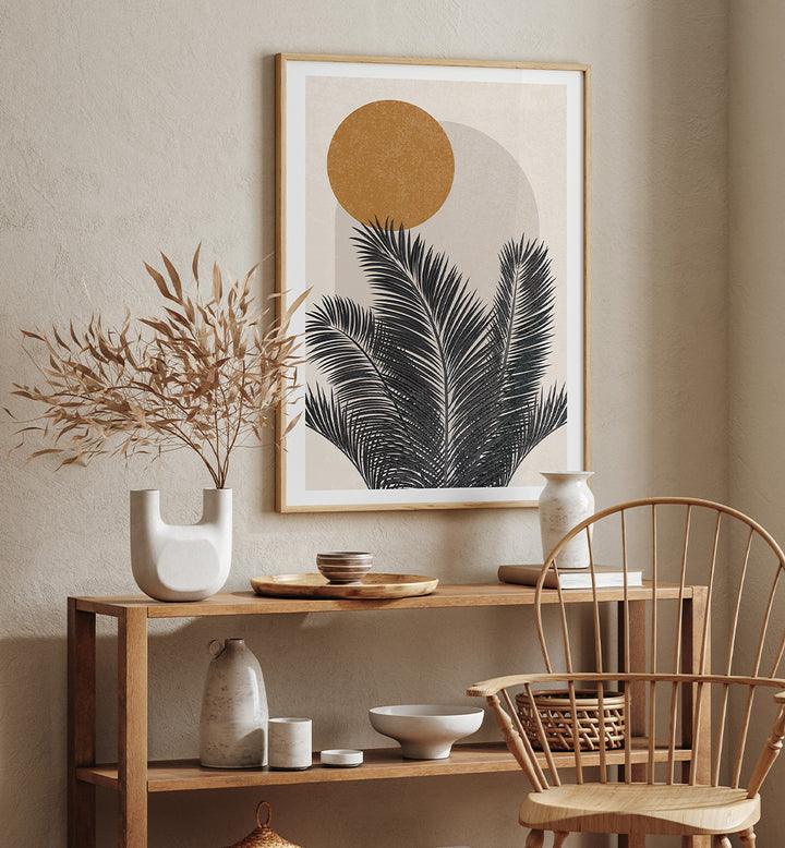 DESERT SUN PALM LEAVES