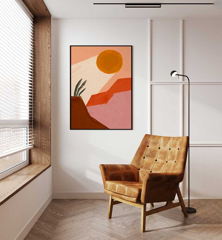 DESERT SUNLIGHT , LANDSCAPE PAINTINGS
