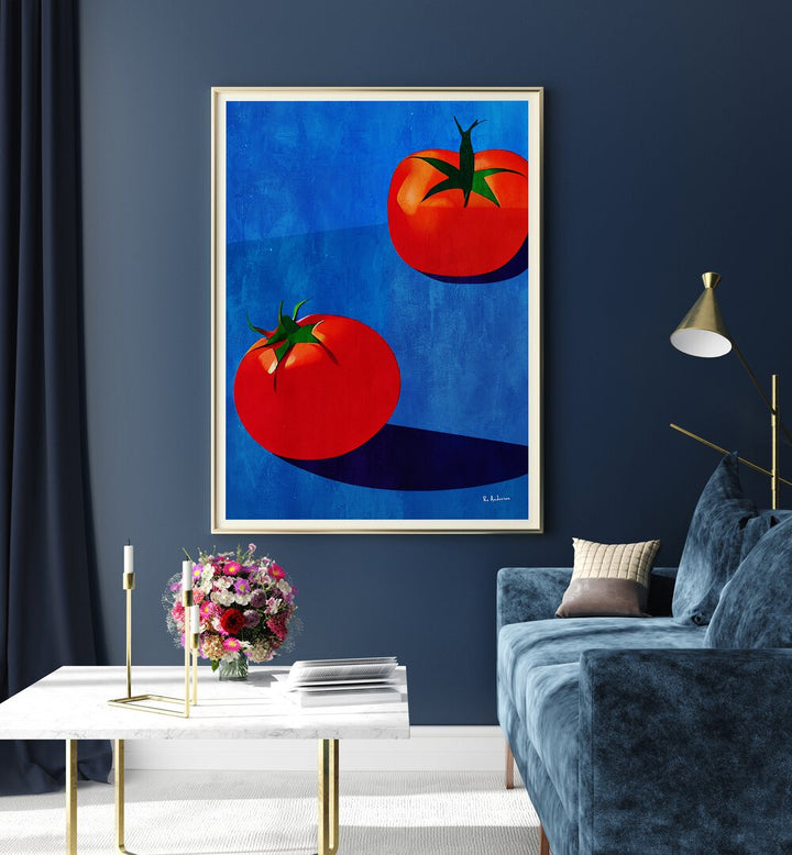 Brighten your kitchen with DEUX TOMATES, KITCHEN POSTERS featuring vibrant tomato artwork for a fresh decor touch.