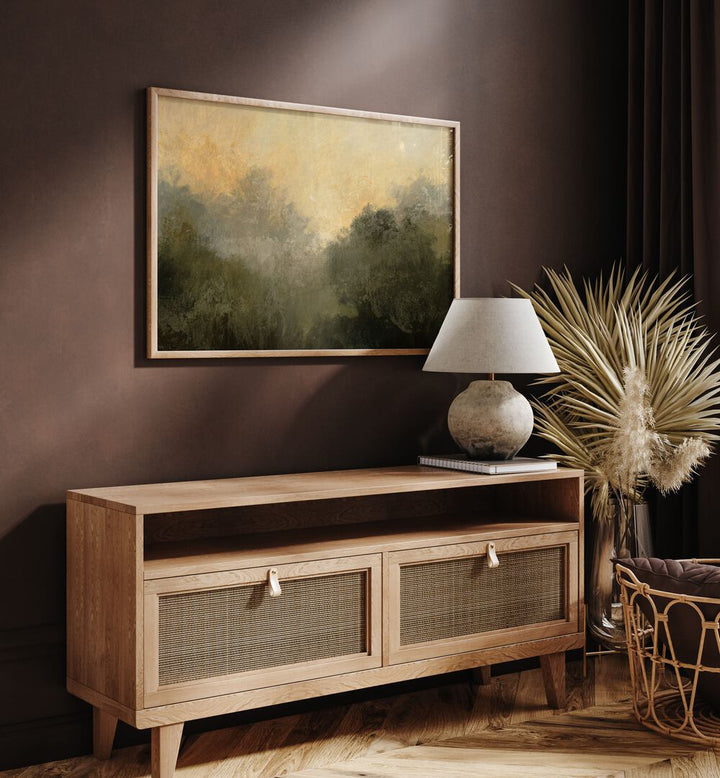 DEVON WOOD, ABSTRACT PAINTINGS displayed in an elegant living space, enhancing home decor with creativity and sophistication.