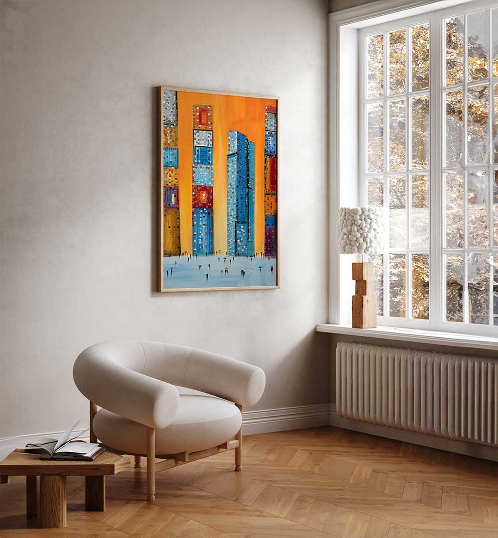 DIDN'T IT RAIN , MODERN IMPRESSIONISM PAINTINGS