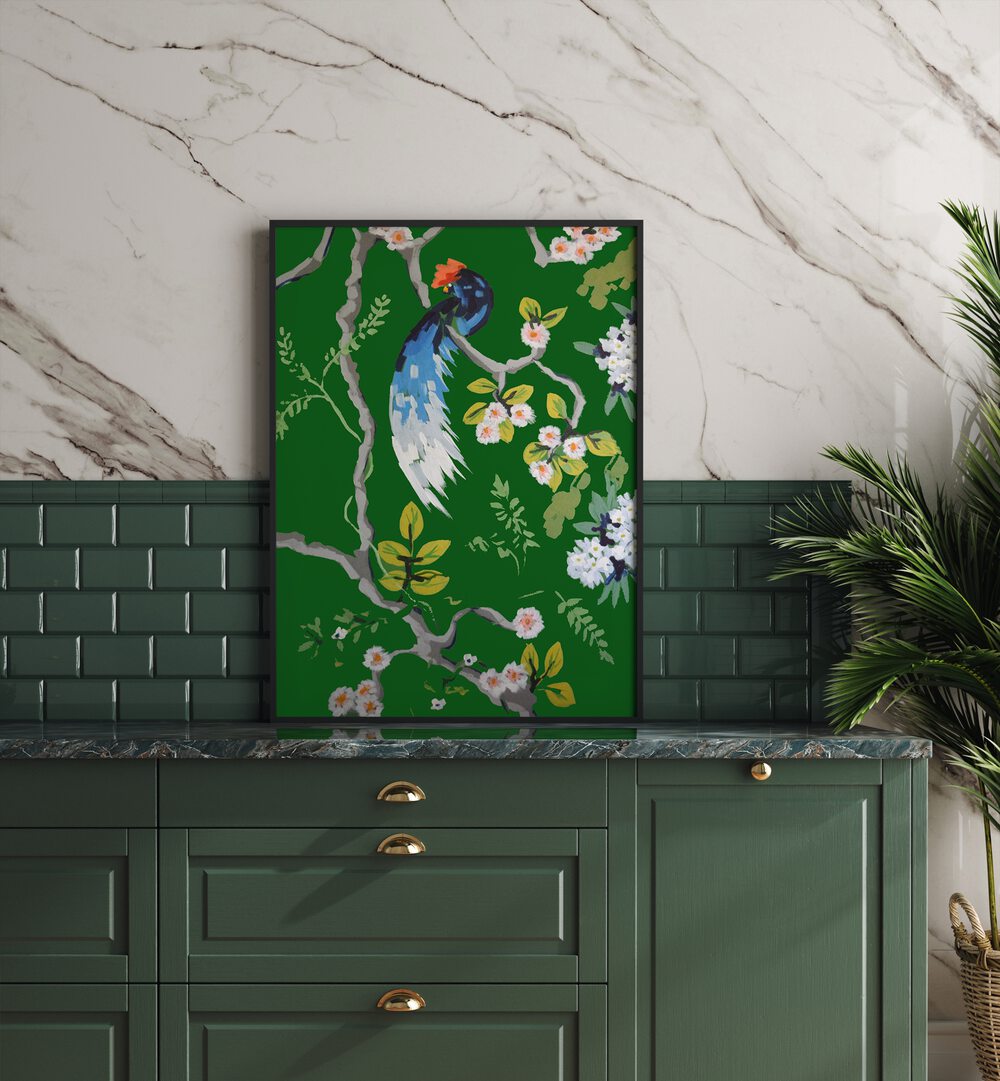 Brighten your space with DINING ROOM WALLS II, ANIMAL PAINTINGS, showcasing vibrant wildlife artistry.