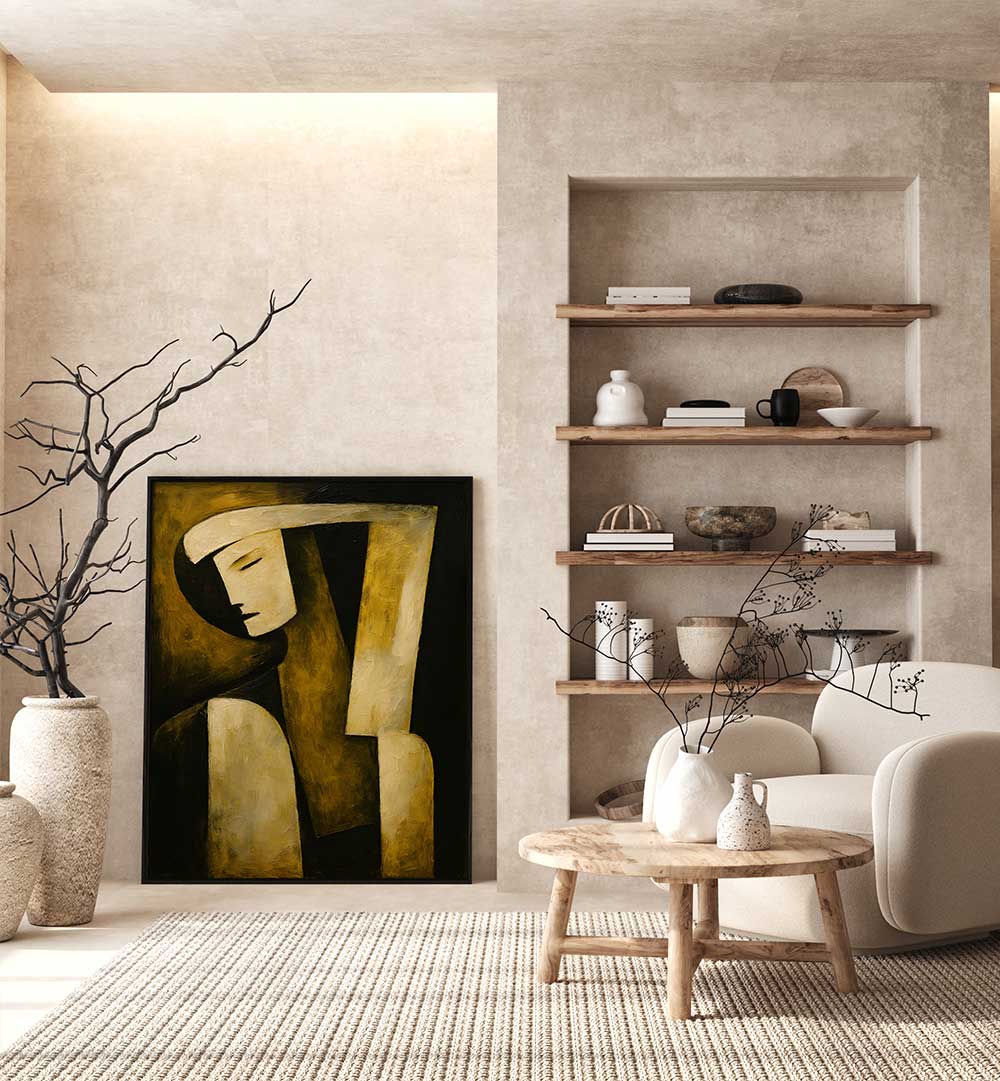 DISJOINTED SERENITY , EXPRESSIONISM PAINTINGS