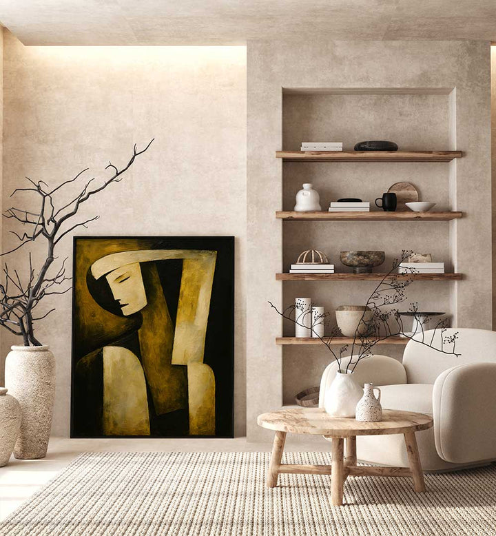 DISJOINTED SERENITY , EXPRESSIONISM PAINTINGS