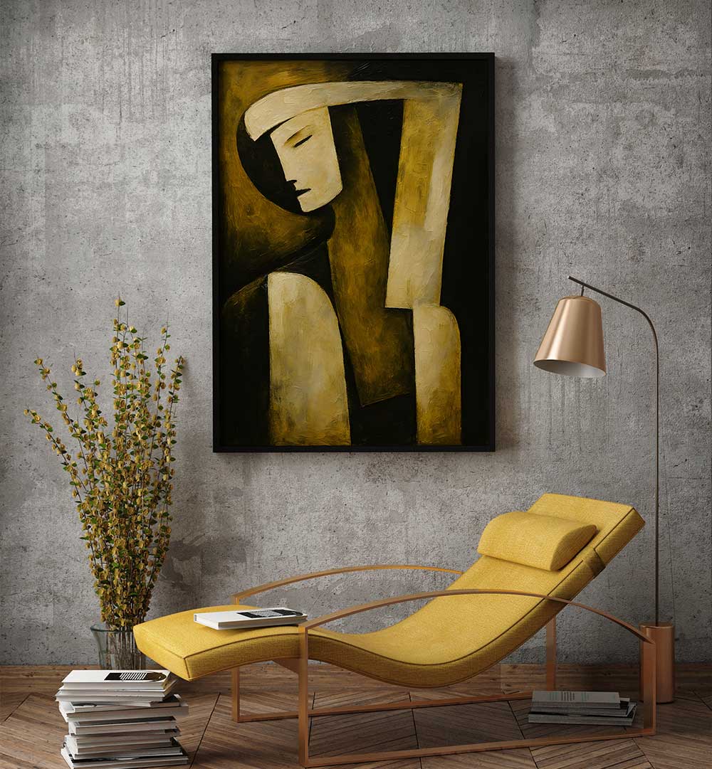 DISJOINTED SERENITY , EXPRESSIONISM PAINTINGS