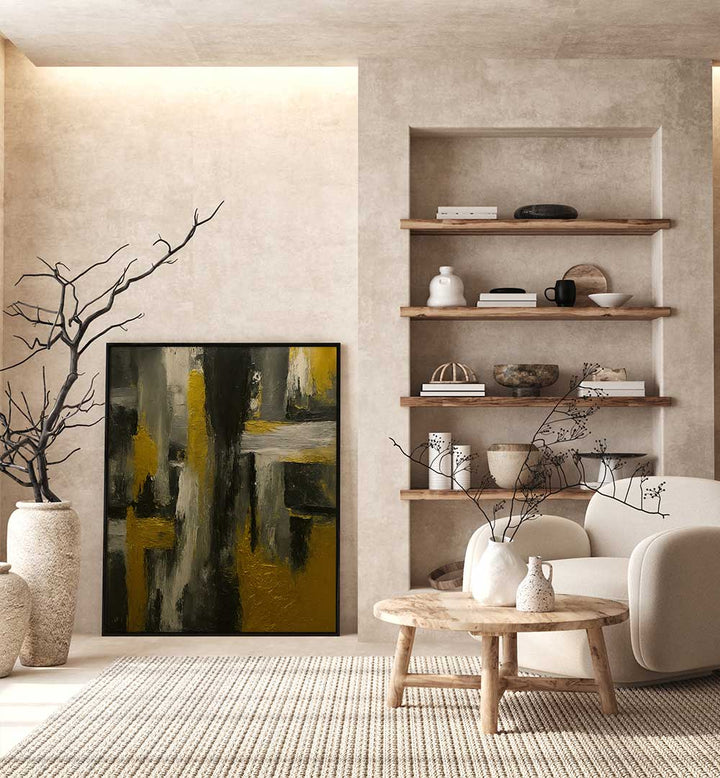 DIVIDED REFLECTIONS , EXPRESSIONISM PAINTINGS