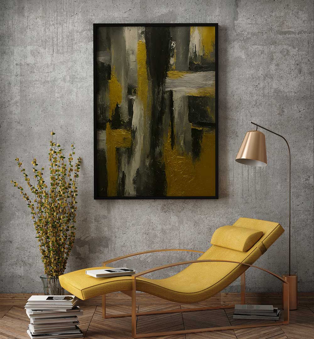 DIVIDED REFLECTIONS , EXPRESSIONISM PAINTINGS