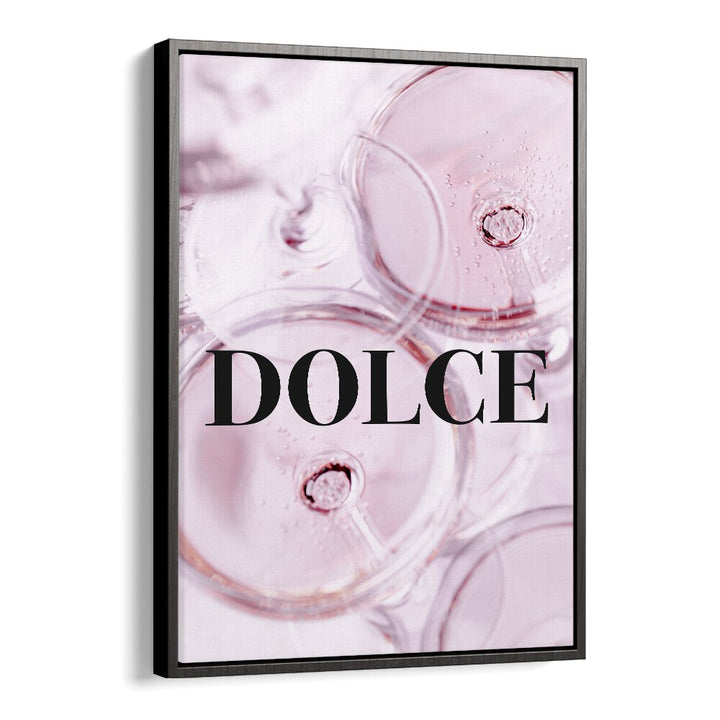 Dolce Fashion Art Artwork in Black Floater Frame
