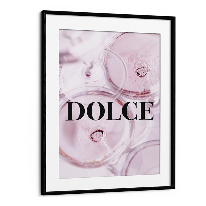 Dolce Fashion Art Artwork in Black Frame With Mount
