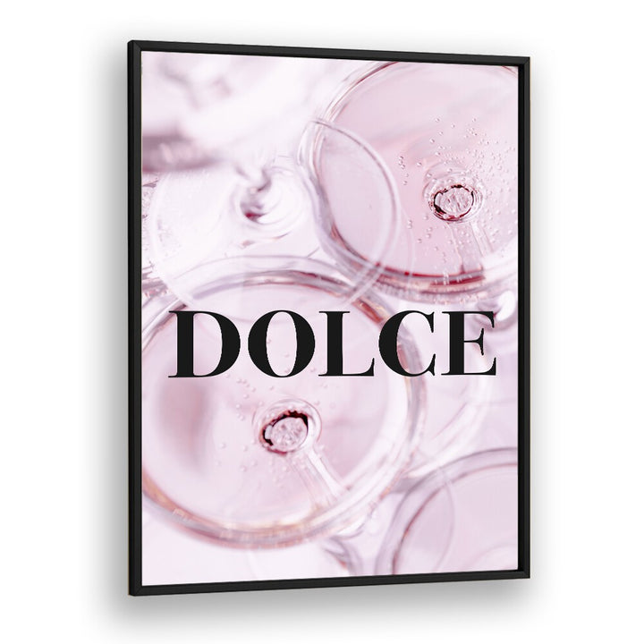 Dolce Fashion art Artwork in Black Plain Frame
