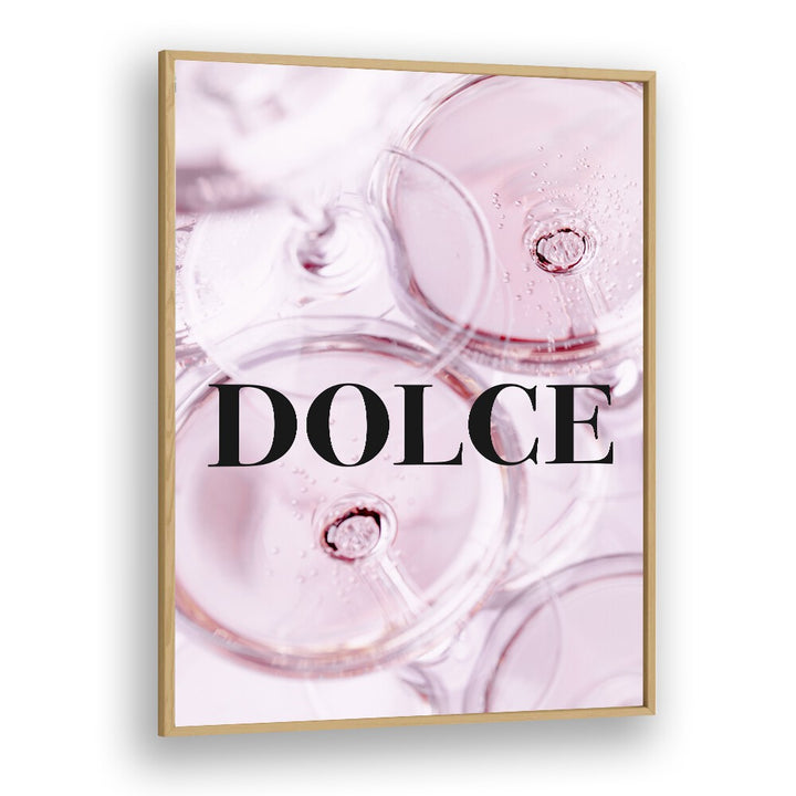 Dolce Fashion Art Artwork in Oak Wood Plain Frame
