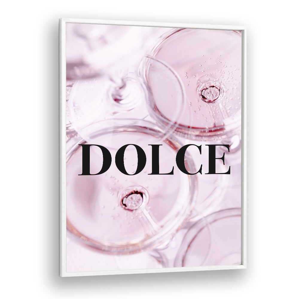 Dolce Fashion art Artwork in White Plain Frame
