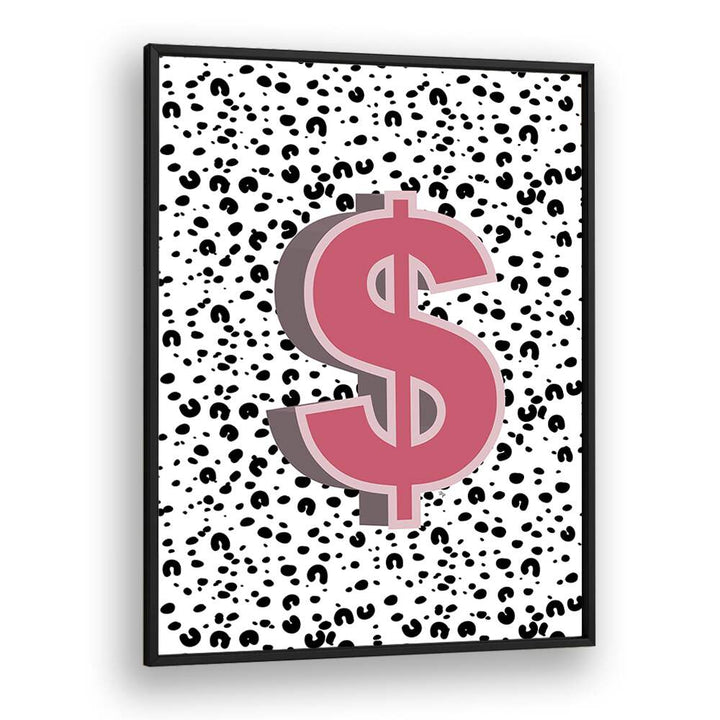 Dollar By Martina Money Art Artwork in Black Plain Frame