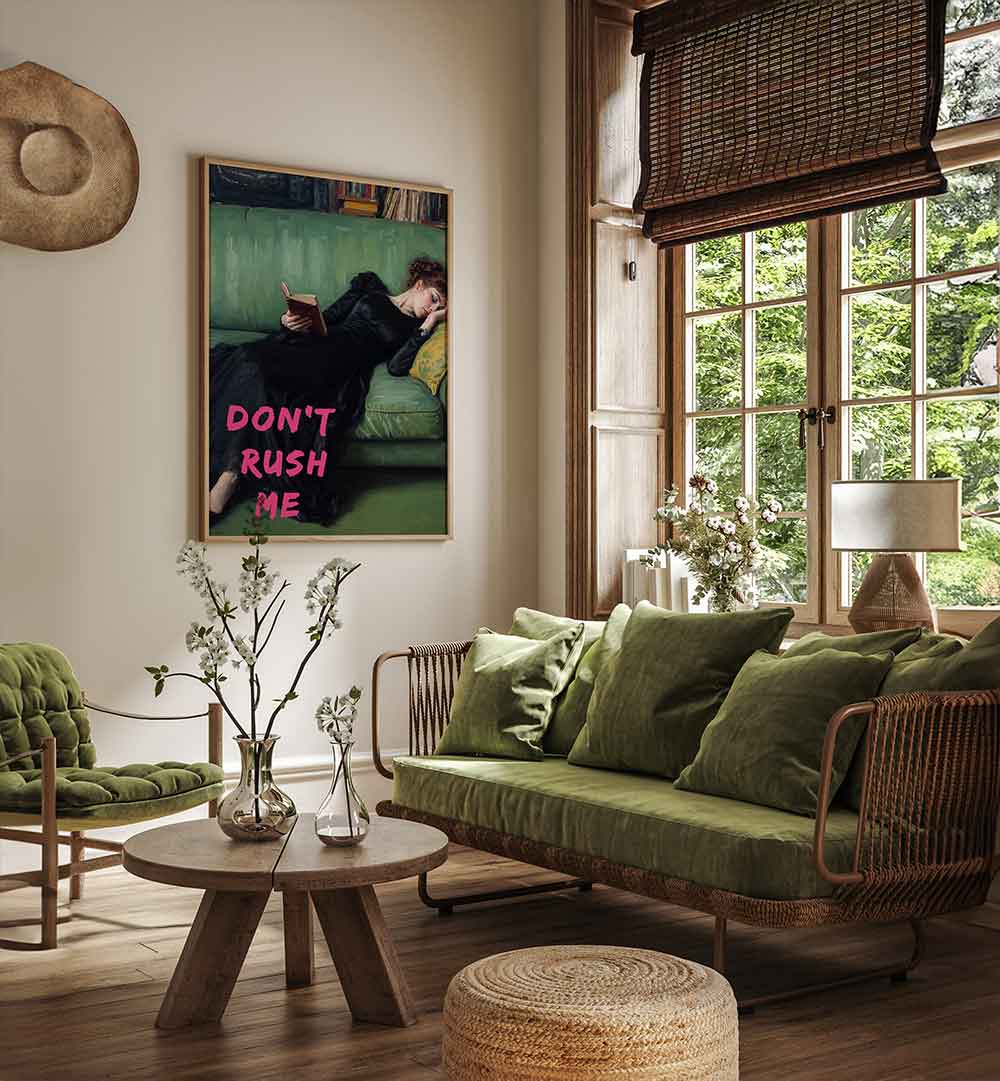 DON'T RUSH ME , ALTERED ART PRINTS