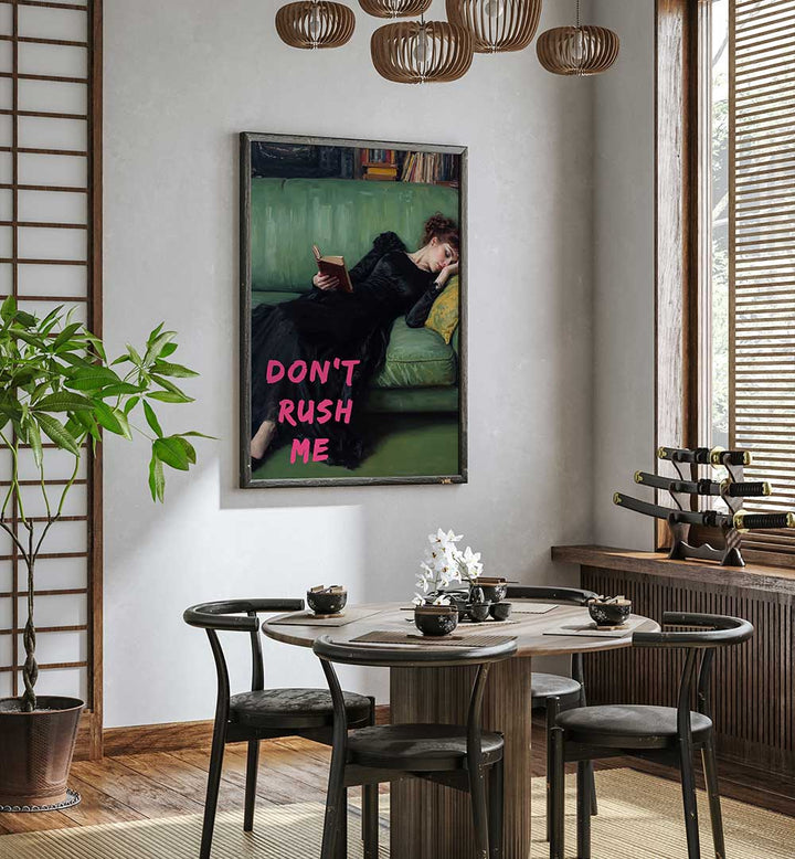 DON'T RUSH ME , ALTERED ART PRINTS