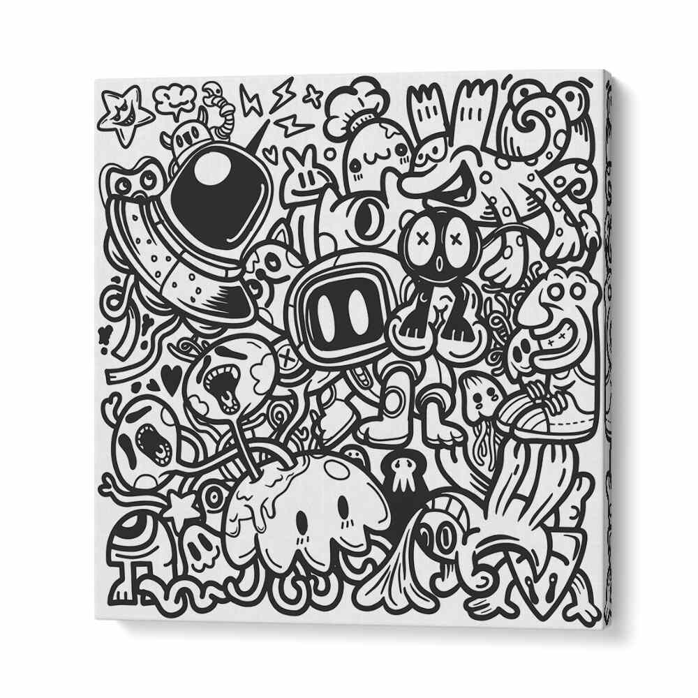 Doodle Dynamo Doodle Art Artwork in Gallery Wrap