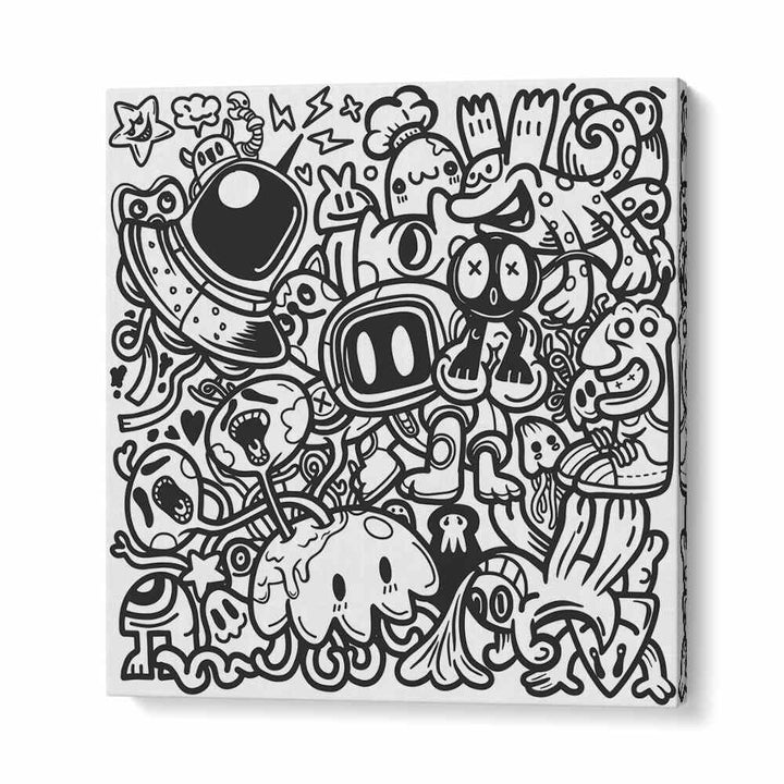 Doodle Dynamo Doodle Art Artwork in Gallery Wrap