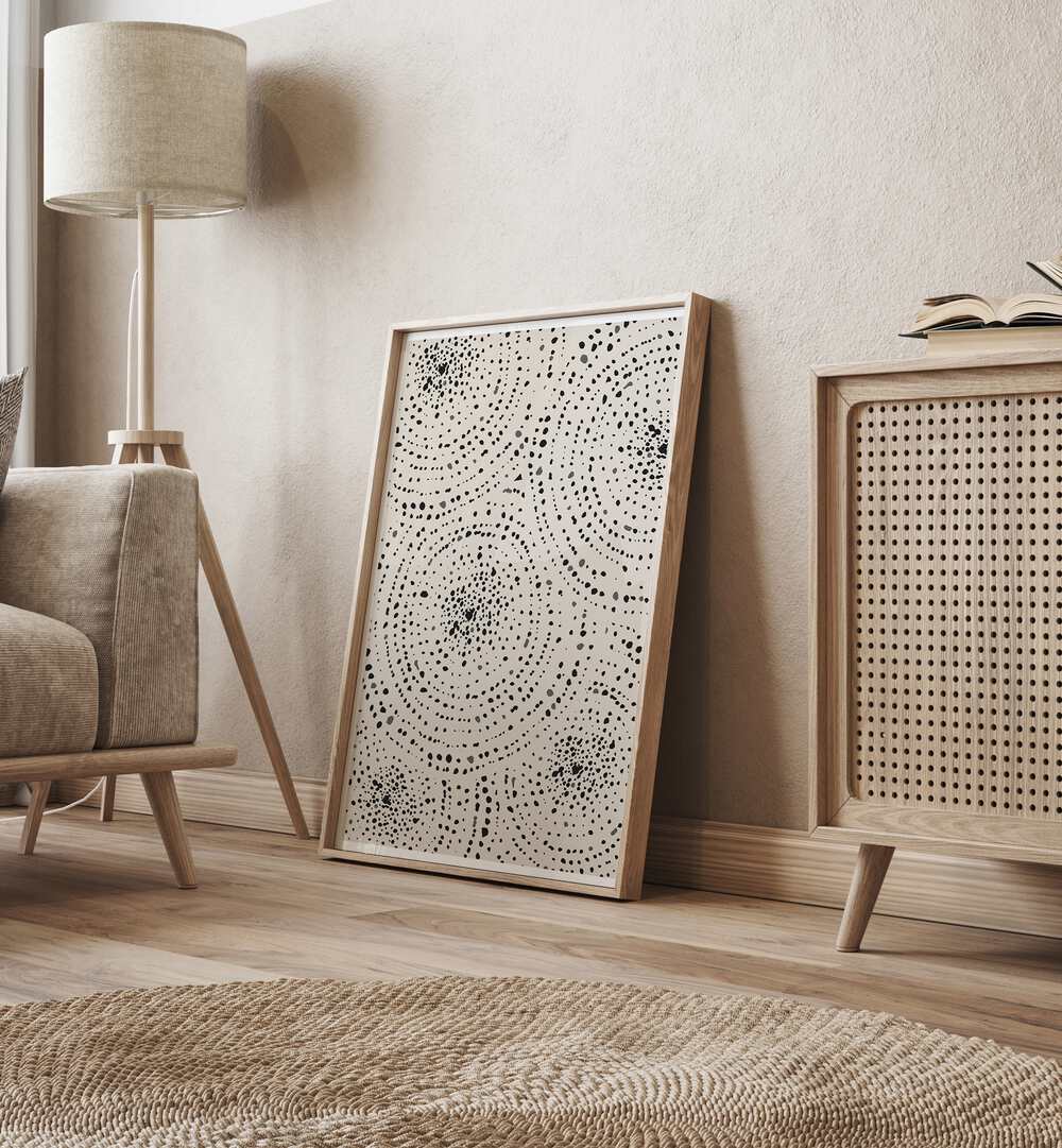 Dotted Dreams boho wall art painting Artwork Near a Wall 