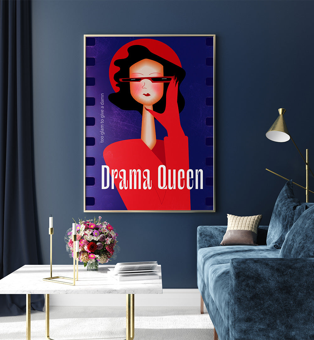 DRAMA QUEEN NOIR , FASHION POSTERS