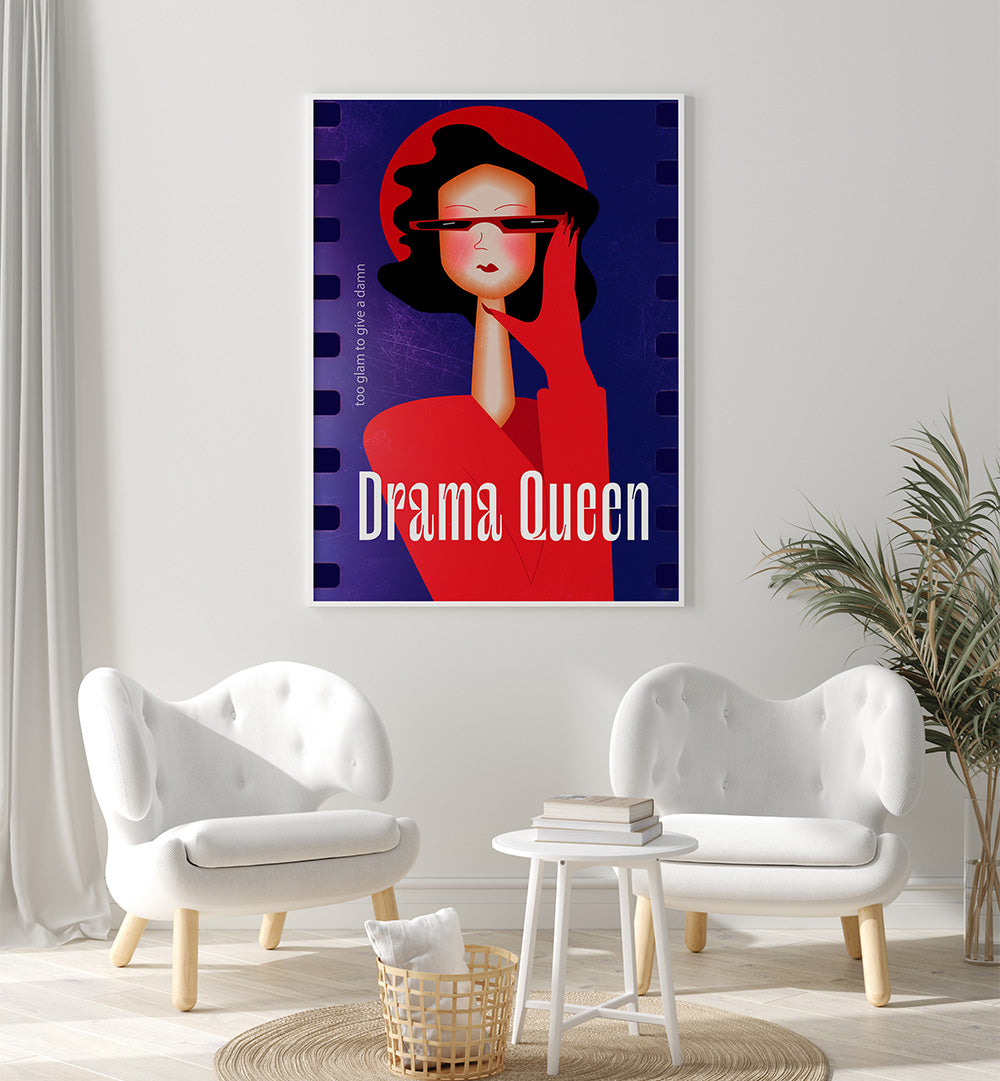 DRAMA QUEEN NOIR , FASHION POSTERS
