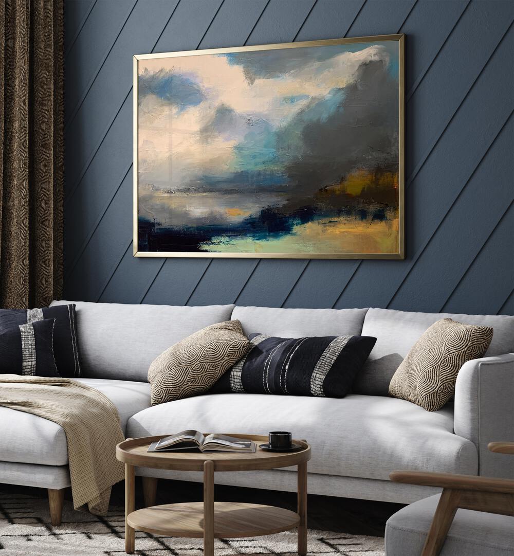Transform your space with DRAMATIC CLOUDY SKY, LANDSCAPE PAINTINGS, showcasing serene colors and natural beauty.