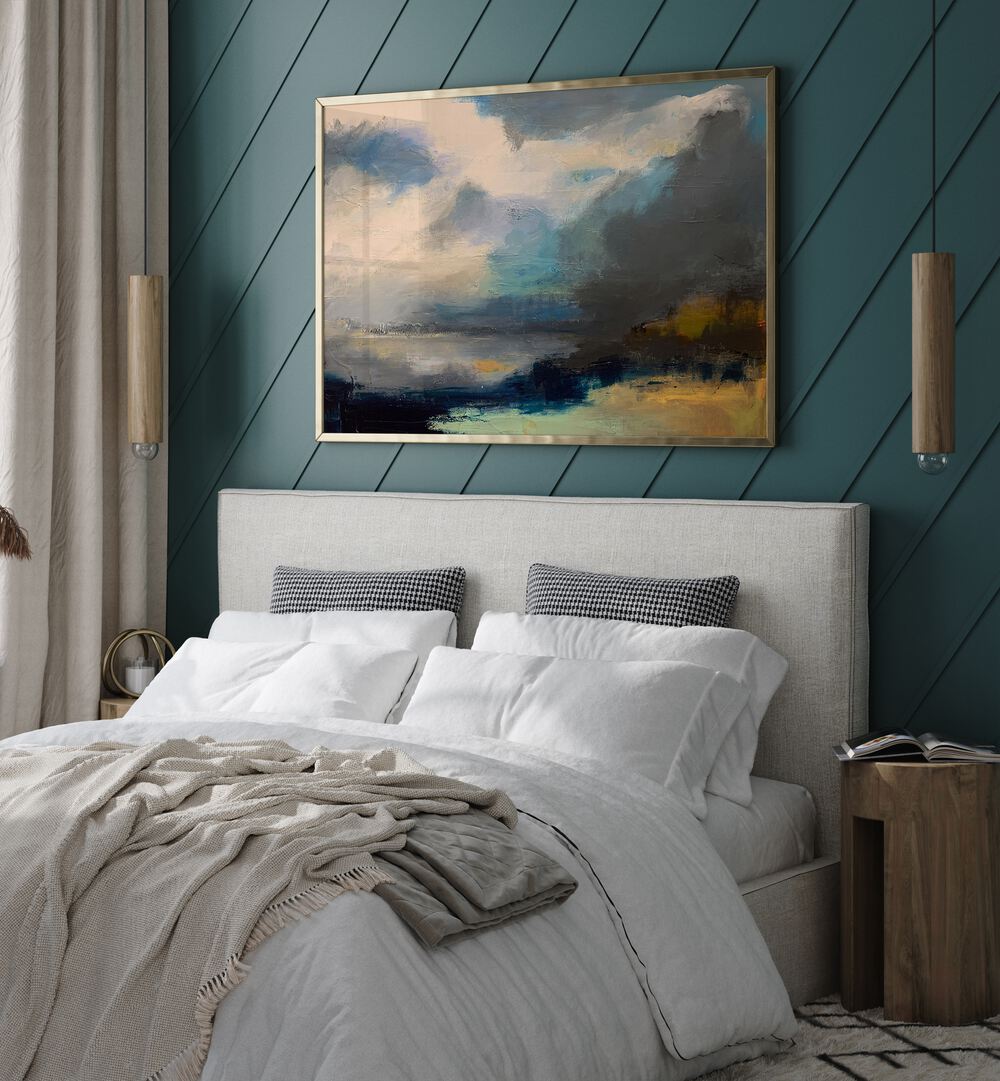 Transform your space with DRAMATIC CLOUDY SKY, LANDSCAPE PAINTINGS, featuring serene colors and captivating artistry.