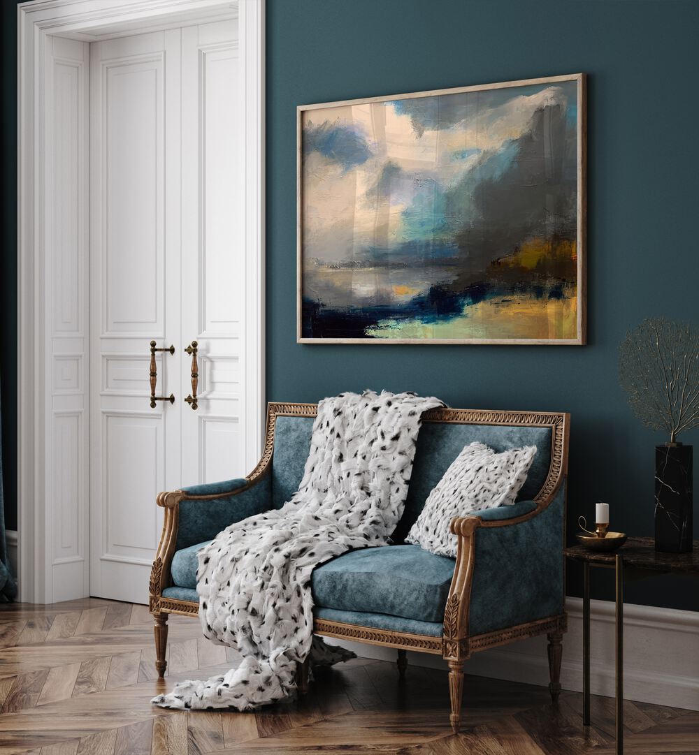 Transform your space with the DRAMATIC CLOUDY SKY, LANDSCAPE PAINTINGS, showcasing serene colors and beauty.