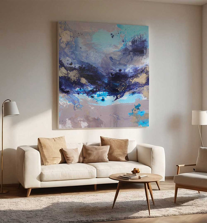 DREAMY BLUE WAVES , ABSTRACT PAINTINGS