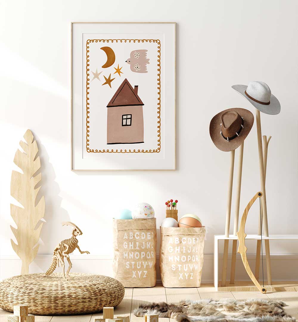 DREAMY NIGHTSCAPE , KIDS ROOM PAINTINGS