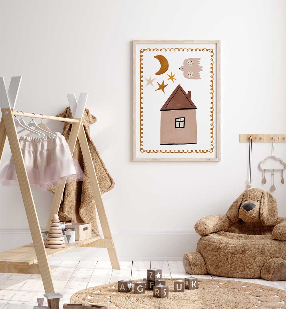 DREAMY NIGHTSCAPE , KIDS ROOM PAINTINGS