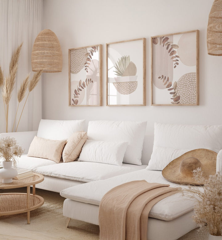 DRIFTWOOD DREAMS SET , SET OF 3 PAINTINGS